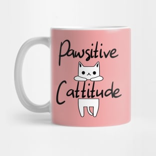 Pawsitive Cattitude Mug